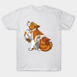 Ginger Bicolor Tabby Longhair T-Shirt